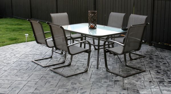 Porch Stamping in Kalispell