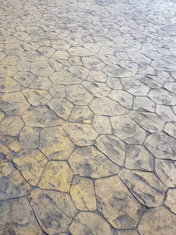 Stamped Concrete Driveway Service detail